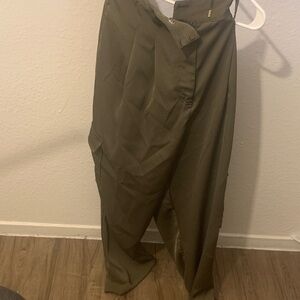 Womens  Olive Green Pants
